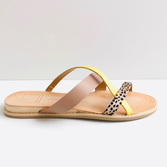 Slide Dolce Vita Leopard Multi Stella Sandals - Picture 5 of 8